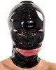 Latex Hood with Wide Mouth Zipper