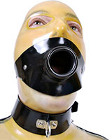 Strap On Rubber Piss Gag