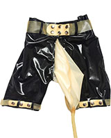 Male Latex Bermudas with Piss Bag and Tube