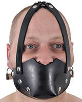 Thick Rubber Muzzle Head Harness - also as Lockable