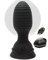The VIP Vibrating Inflatable Plug with Wireless Remote Control
