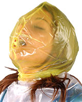 PVC Breathing Mask with Back Zipper