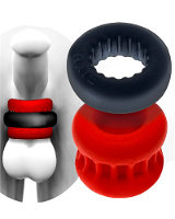 Oxballs ULTRACORE - Core Ballstretcher + Axis Ring - Red Ice - zum Schließen ins Bild klicken